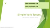 Simple Verb Tenses (Common Core Standards L.3.1.D and L.3.1.E)