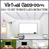 Simple Virtual Classroom Template for Digital/Distance Learning