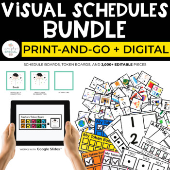 Preview of Simple Visual Schedules Bundle for Special Education