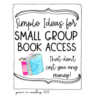 Preview of Simple Ways to Acquire Small-Group Sets of Books for Book Clubs