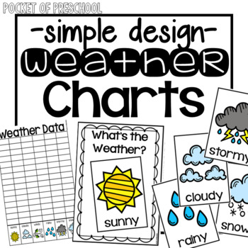 Preview of Simple Weather Charts for Calendar Time