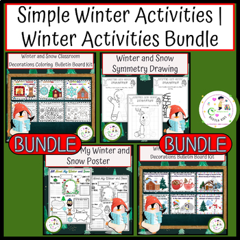 Preview of Simple Winter Activities | Winter Activities Bundle