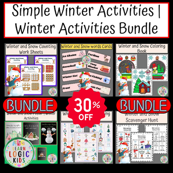 Preview of Simple Winter Activities | Winter Activities Bundle