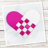 Simple Woven Heart Craft (Valentine's Day)