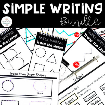 Preview of Simple Writing Bundle for Special Education