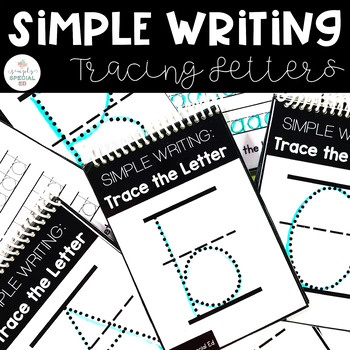 Preview of Simple Writing: Tracing Letters