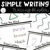 Pre-Writing Tracing Binder | Special Ed