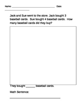 simple addition word problems
