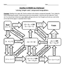 Simple and Compound Inequalities Maze