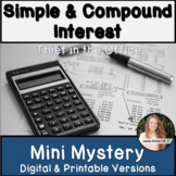 Simple and Compound Interest Activity Mystery