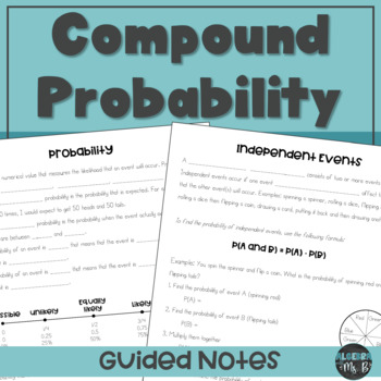 Preview of Simple and Compound Probability Notes