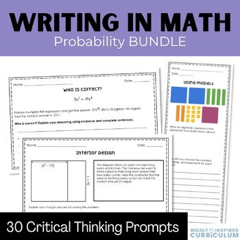 Preview of Simple and Compound Probability Warm Ups and Exit Tickets