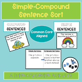 Simple and Compound Sentences: An ELA Center Activity
