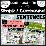 Simple and Compound Sentences | Produce, Expand, & Rearran