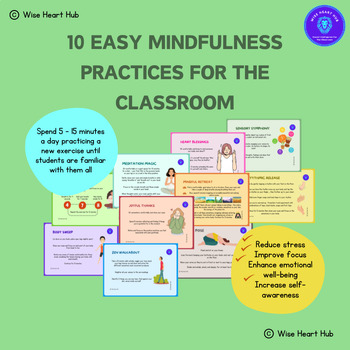 Preview of 10 Easy Mindfulness Exercises for the Classroom