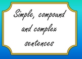 Simple, compound and complex sentence - how to improve you