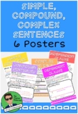 Simple, compound, & complex sentences (Posters)