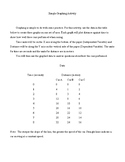 Simple graphing activity with open response questions