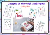 Simple letter/s of the week activity/Letter of the Week Bu