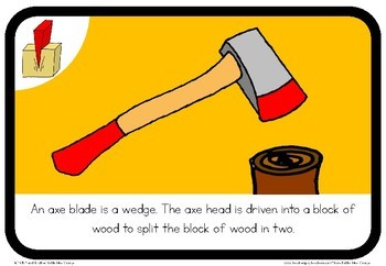 wedge simple machine axe