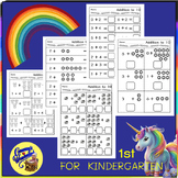 Simple math worksheet for kindergarten - Grade 1