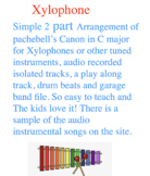 Simple two part arrangement of Pachebell's Canon in C with