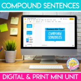 Sentence Structure - Compound Sentences Grammar Lesson and