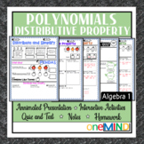 Polynomial Expressions Using the Distributive Property