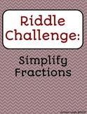 Simplify Fractions - Carousel Ativity