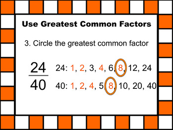 Simplify Fractions Powerpoint by Mercedes Hutchens | TPT