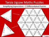 Simplifying Algebraic Expressions Practice - Tarsia Jigsaw