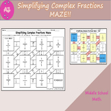 Simplifying Complex Fractions - MAZE Activity