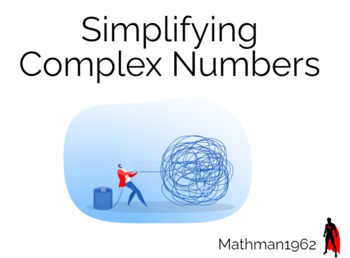 Preview of Simplifying Complex Numbers Boom Card™  Deck