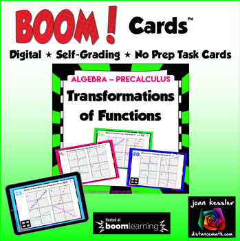 Preview of Transformations of the Graphs of Functions with BOOM Cards 