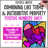 Simplifying Expressions Like Terms | Doodle Math: Twist on