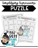 Simplifying Expressions PUZZLE