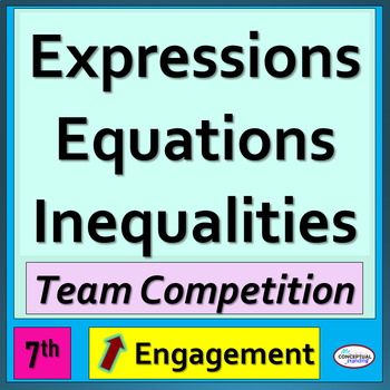 Preview of Simplifying Expressions Solving Equations Inequalities Fun Review Game Activity