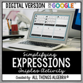 Simplifying Expressions | Triples Activity (DIGITAL VERSIO