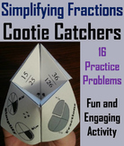 Simplifying Fractions Activity 3rd 4th 5th 6th Grade Cooti
