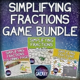 Simplifying Fractions Activity Bundle