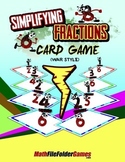Simplifying Fractions Card Game (War Style)