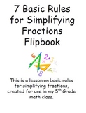 Simplifying Fractions Flipbook