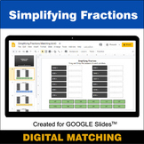 Simplifying Fractions - Google Slides - Distance Learning 