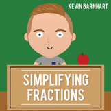 Simplifying Fractions Rap Typography