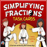 Simplifying Fractions Task Cards {Simplify Proper Fractions}