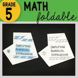 Simplifying Numerical Expressions Math Foldable