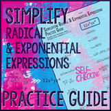 Simplifying Radical & Exponential Expressions Practice Guide