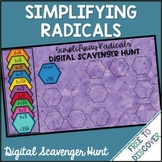 Simplifying Radicals Digital Scavenger Hunt