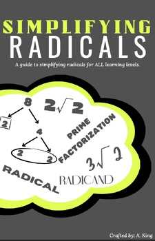 Preview of Simplifying Radicals Guide