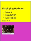 Simplifying Radicals Lesson